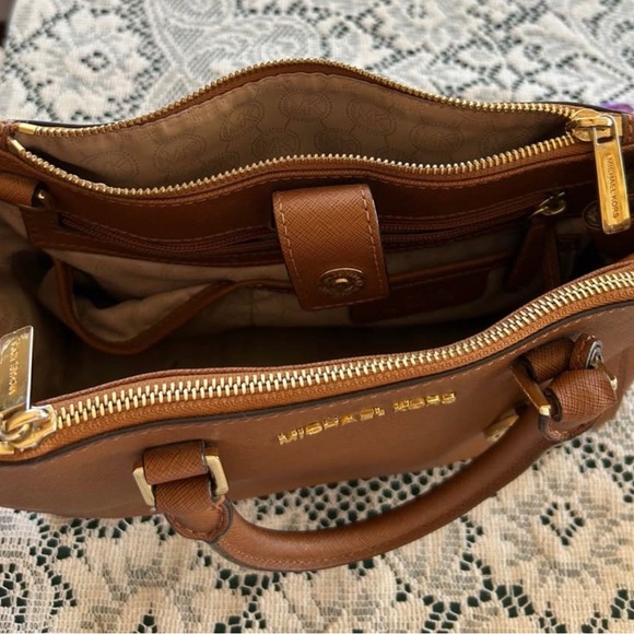 Michael Kors Tan Leather Satchel - Picture 5 of 8